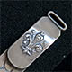 This bookmark was made in France by an unknown manufacturer. It is unmarked and has a fleur-de-lis on the top blade.