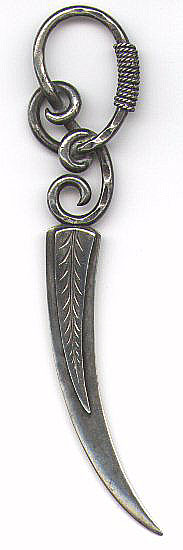 This bookmark is only marked Sterling. It is probably American made. It is in the Victorian style so it could be from that time frame.